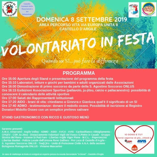 Festa del Volontariato 2019 Viviamo Mascarino